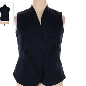 AKRIS black no sleeve blouse